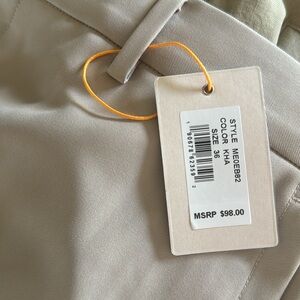 Men’s peter millar khaki golf shorts (new with tags) - size 36 waist 9” inseam